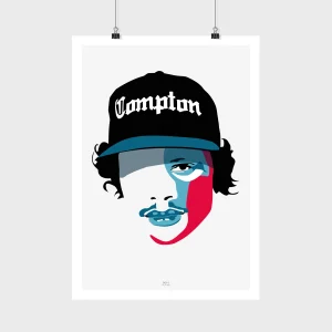 Affiche - Eazy E. (NWA) - Edition limitée & signée