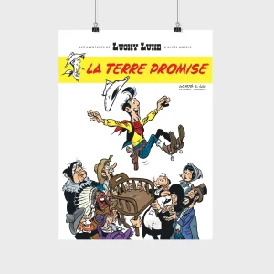 Affiche Lucky Luke - Signée par Achdé & Jul