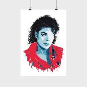 Affiche Michael Jackson - Edition limitée & signée